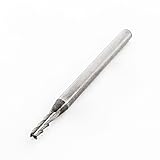 uxcell　エンドミルカッター　加工用カッター　螺旋ビット　カッター　3フルート　タングステンカーバイド製　グレー　2.5mm x 8mm x 4mm ...