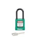 パンドウイット ロックアウト用非電導性パドロック 緑 PSL-8GR