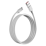 USB-A/USB Type-C 変換ケーブル ホワイト 0.25m 100W シリコン素材 オス-オス PD急速充電対応 AP-UJ0989-25CM