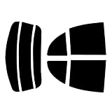 プラススモーク05 (3%) 原着ハードコートタイプ マーチ (K13/NK13) カット済みカーフィルム リアセット スモークフィルム 車検対応