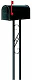 Postmaster T11KIT0B Mail Box Post Combo, Black [並行輸入品]
