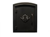 Qualarcマンチェスター列マウントメールボックスwith Decorativeスクロールドア 標準 MAN-1401-BZ 1