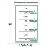 OS(大阪製罐) ツーリングロッカー(HSK・NC5用) LN1200型 スチール扉 LD1240