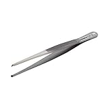 トラスコ（TRUSCO） 高精度ステンレス製ピンセット 130mm 有鈎型 TSP80