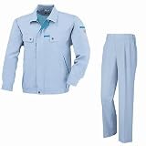 [ジーベック XEBEC]1554s上下セット（長袖ブルゾン+スラックス）作業服 上下セット カラー：42_サックス サイズ：3L