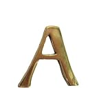 真鍮　大文字　 アルファベット　ゴールド　23mm (A)