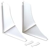 デルタ蛇口76814 Wh 2 - Packホワイトシャワースプラッシュガード 76814WH