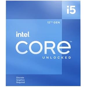 Intel i5-12600KF CPU 3.7GHz (4.9GHz Turbo) 第12世代 LGA 1700 Alder Lake プロセッサ 10コア 16スレッド 25MBキャッシュ 125W マルチカラー