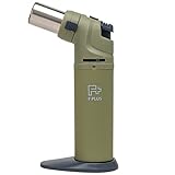 エフプラス(F PLUS) ガスバーナー マルチなバーナーライター キャンプ アウトドア 料理向け グリーン