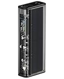 SHARGE SHARGEEK 140W モバイルバッテリー【スケルトンデザイン・スマートディスプレイ残量表示】20000mAh大容量 最大出力140w急速充電 2台同時給電OK USB-C*1/USB-A*1 MacBook/iPad/iPhone スマホ/PC 多機種対応 旅行/出張/停電対策/緊急防災 (ブラック)