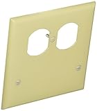 Morris 81233 Lexan壁プレート、2ギャングwith 1空白、1二重、アーモンド 81233 1
