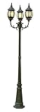 Bel Air Lighting 4090 BK 3-Light Pole Lantern [並行輸入品]
