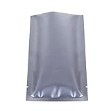 100 Premium Colored Mylar Foil Heat Sealable Bags 9x13cm (3.5x5.1) ... (Silver) by QQ Studio