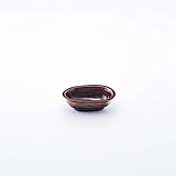 ARITA PORCELAIN LAB 楕円豆鉢 100×65×h30mm 飴釉 有田焼