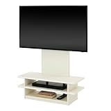 LOWYA ロウヤ テレビスタンド 壁寄せ テレビ台 TVスタンド 壁面テレビ台 ハイタイプ ホワイト