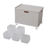 サンカ 日本製 squ+ インナーボックス コスメ収納セット ウォームグレー