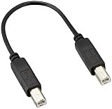 変換名人 USB 両端 B(オス) ケーブル [ 20cm ] USBBA-BA20