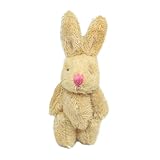 6 センチメートル現実的なドールハウスぬいぐるみ人形ソフトぬいぐるみウサギのおもちゃミニチュア装飾人形ミニジョイントウサギ P