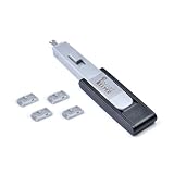[スマートキーパー] [ESSENTIAL] [マイクロUSB-Bポートロック4] [MUL04PK] (4ブロッカー + 1キー) [Smart Keeper] [Micro USB-B Port Lock 4] (4 Blockers + 1 Key) (Gray)