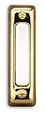 Heath Zenith 711P Wired Door Chime Push Button, Gold with White Center Bar by Heath Zenith [並行輸入品]
