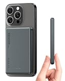 Kuulaa 超薄型 モバイル バッテリー MagSafe対応 10000mAh 軽量 マグネットワイヤレス充電宝 USB-C PD20W高