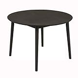 関家具(Sekikagu) ダイニングテーブル ダークブラウン 幅100×奥行100×高さ70cm 丸テーブル オーク突板 129931