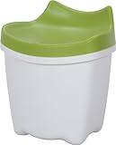 不二貿易 キッズ ストレージ スツール グリーン (お片付け 椅子) 30046