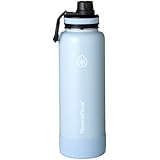 サーモフラスク 1.17L ライトブルー 保冷専用 直飲み 水筒 ステンレスボトル 1170ml TAKEYA