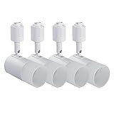 ダクトレール用スポットライト ダクトレールライト用 E17 ライティングレール 照明器具 ダクトレール用照明器具 4個セット 白 E17DLS-WPC-4