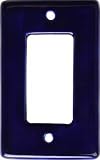 Cobalt Blue Talavera Single Decora Switch Plate by Fine Crafts & Imports