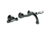 Santec 2929ey91-tm Vantage錬鉄壁マウント洗面所Widespread – トリムのみW / EYハンドル(注ぎ口CXC 7 – 1 / 2 " )バルブno