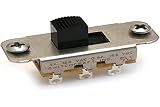 【正規品】 ALLPARTS 1010 Switchcraft Black On-On Slide Switch EP-0260-023