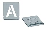 ターナス TURNUS ステンシルプレート文字 327-250