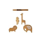 Petit Collage Classic Bamboo Mobile - Safari Friends by Petit Collage