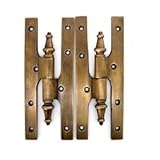 Brass hinge V.032(2pcs/set) 真鍮 アンティーク 金具 蝶番 丁番 棚 ドア