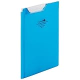 リヒトラブ クリップファイル A5 青 F-5065-8 【まとめ買い5冊セット】