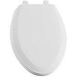 Bemis 1190 Connor細長いclosed-front Toilet Seat with Cover and top-tite Hi、 ホワイト 1190 000