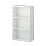 コクヨ 収納棚 ofon HF-FNH31W ボックス収納 3段 幅60×奥行30×高さ106cm ホワイト