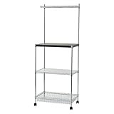 レンジ台 メタルラック 幅60 奥行40 高さ155 3段 収納 棚 シェルゴ