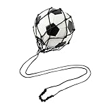 [badbowl] サッカーボール ネット リフティングが上手くなるボールネット 持ち運び便利 ボールバッグ サッカー 練習 子供 大人 (Black)