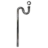 洗面排水 Ｓトラップ（床排水用）Φ32mm　シルバー（銀） INK-SDT-S