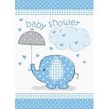 Boy Umbrellaphants Invitation by Unique Party