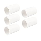 ストレートクイックホースコネクターホワイト5個の取り付けガーデン4 "内径