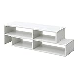 山善(YAMAZEN) 伸縮 テレビ台 幅100-167 CSLB-1000(JW) ホワイトウォッシュ(木目)