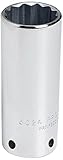 Stanley Proto Proto Tether-Ready J5016M-TT 12 Point 3/8-inch Drive Deep Socket 16-millimeter [並行輸入品]