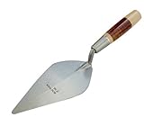 Bon 72-255 11-Inch Pro Plus Carbon Steel Narrow London Masonry Trowel with Leather Handle [並行輸入品]