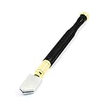 DealMuxメタル滑り止めグリップ鉛筆5ミリメートル、12ミリメートルガラスカッター、ブラック