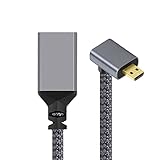 NFHK HDMI 1.4 D タイプ マイクロ HDMI オス - マイクロ HDMI メス M/F 延長ケーブル 30cm, NF-HD-089-0.3M