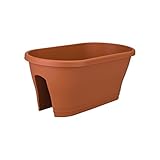 Exaco FB Oval Terra 4.8gallon Corsica Flower Bridge Planters - Terra