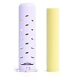 ギター加湿器 ギターメンテナンス アコースティックギター加湿器 簡単に取り付け 再利用可能 ギター保湿 Guitar Humidifier (パープル)
